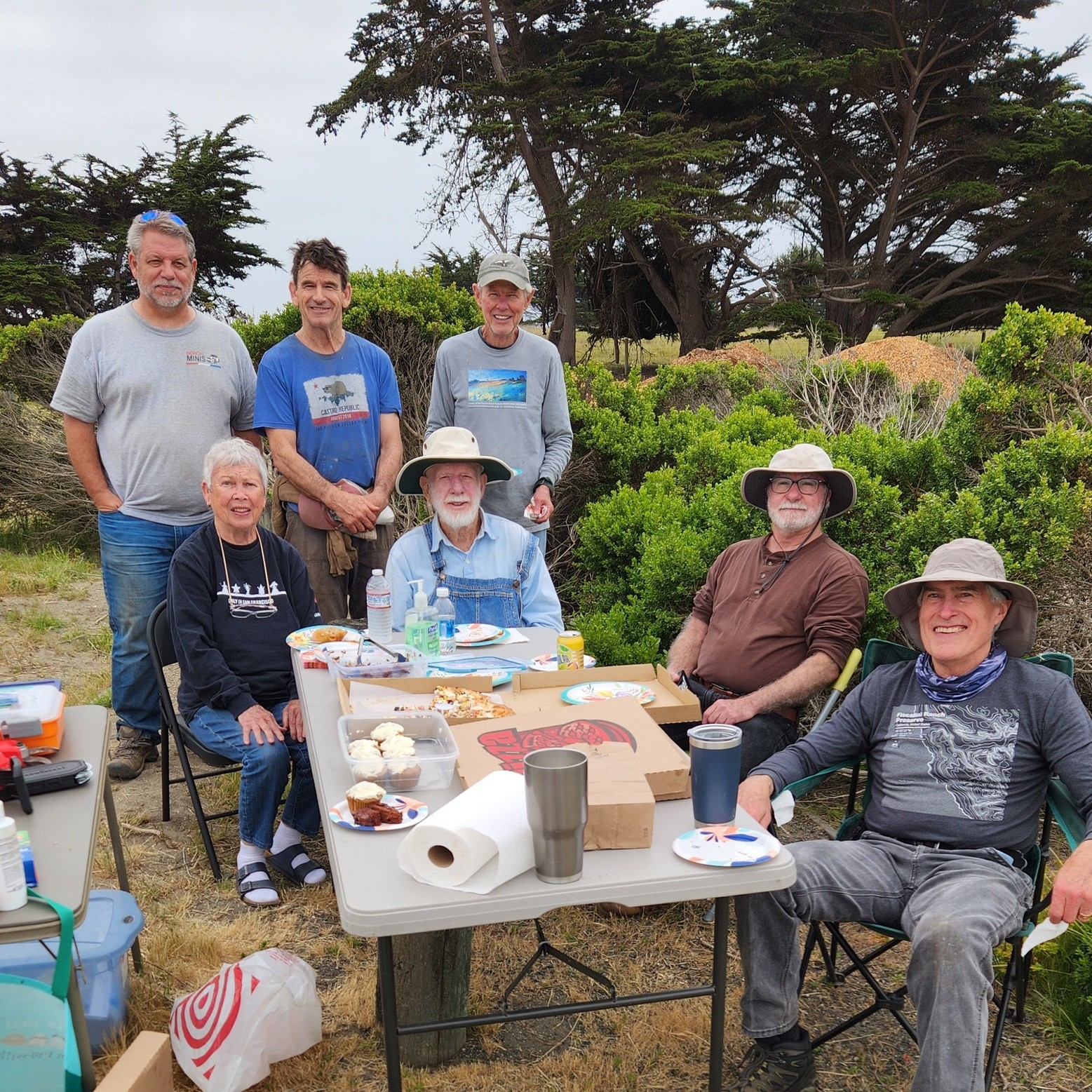 Volunteers at Lampton Cliffs